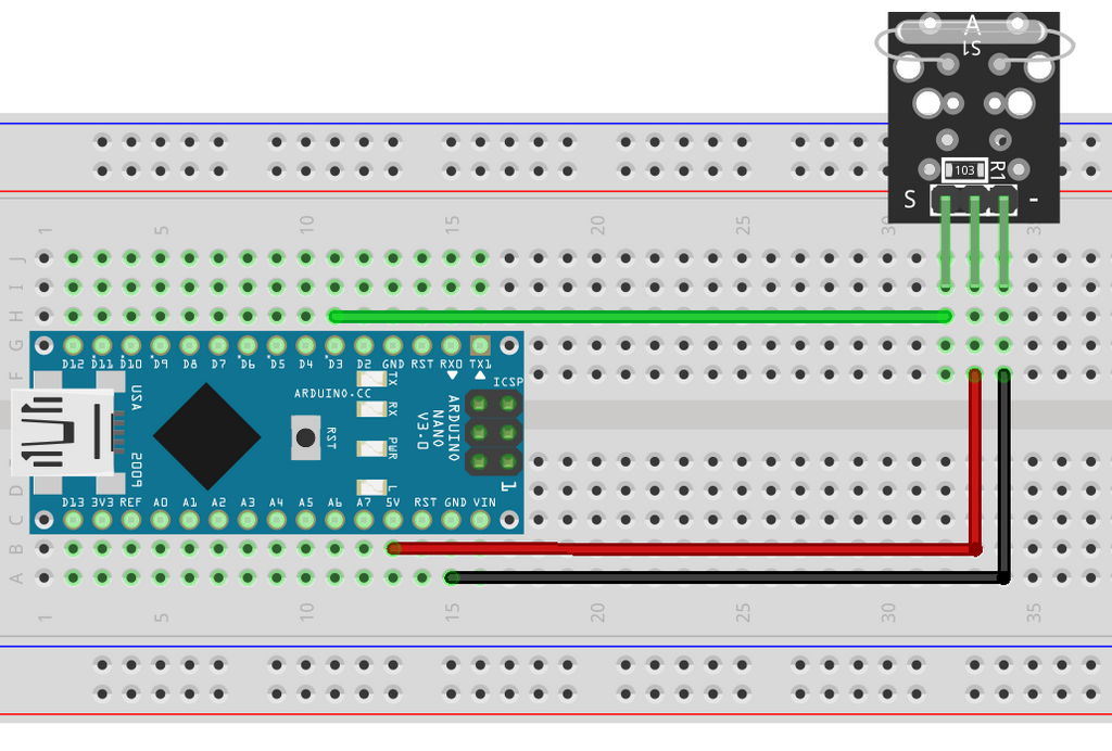 Mini Reed Switch Module KY-021 on Arduino