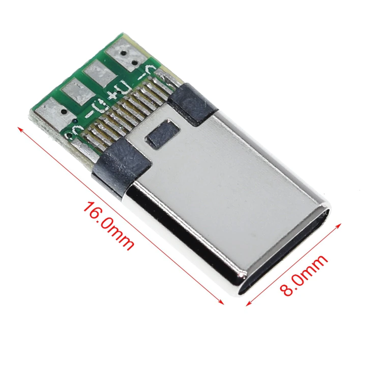 USB-C Female Male Adapter Board