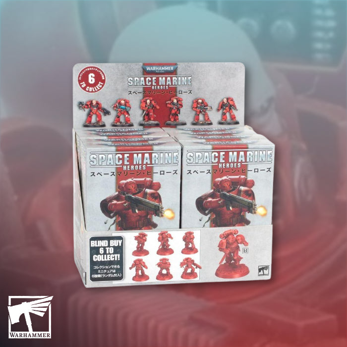 Warhammer Space Marine Heroes Series 4 Display - Blood Angels Collection Two