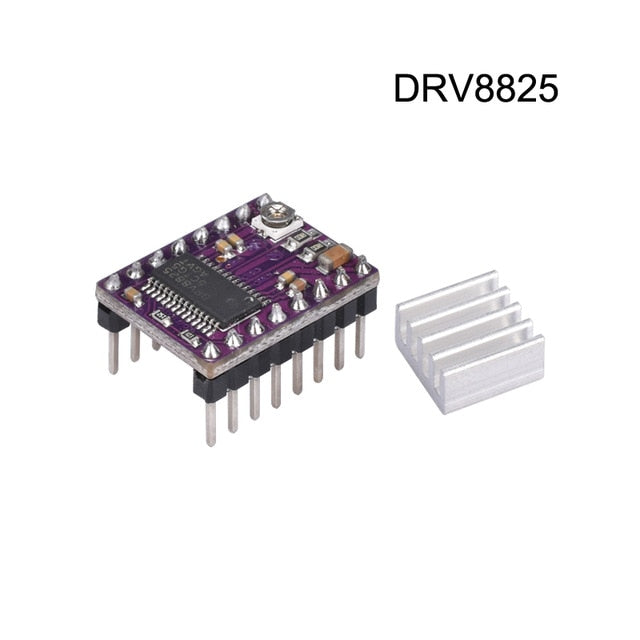 DRV8825 Stepper Motor with Heat Sink for 3D Printer and CnC - Server On The Move
