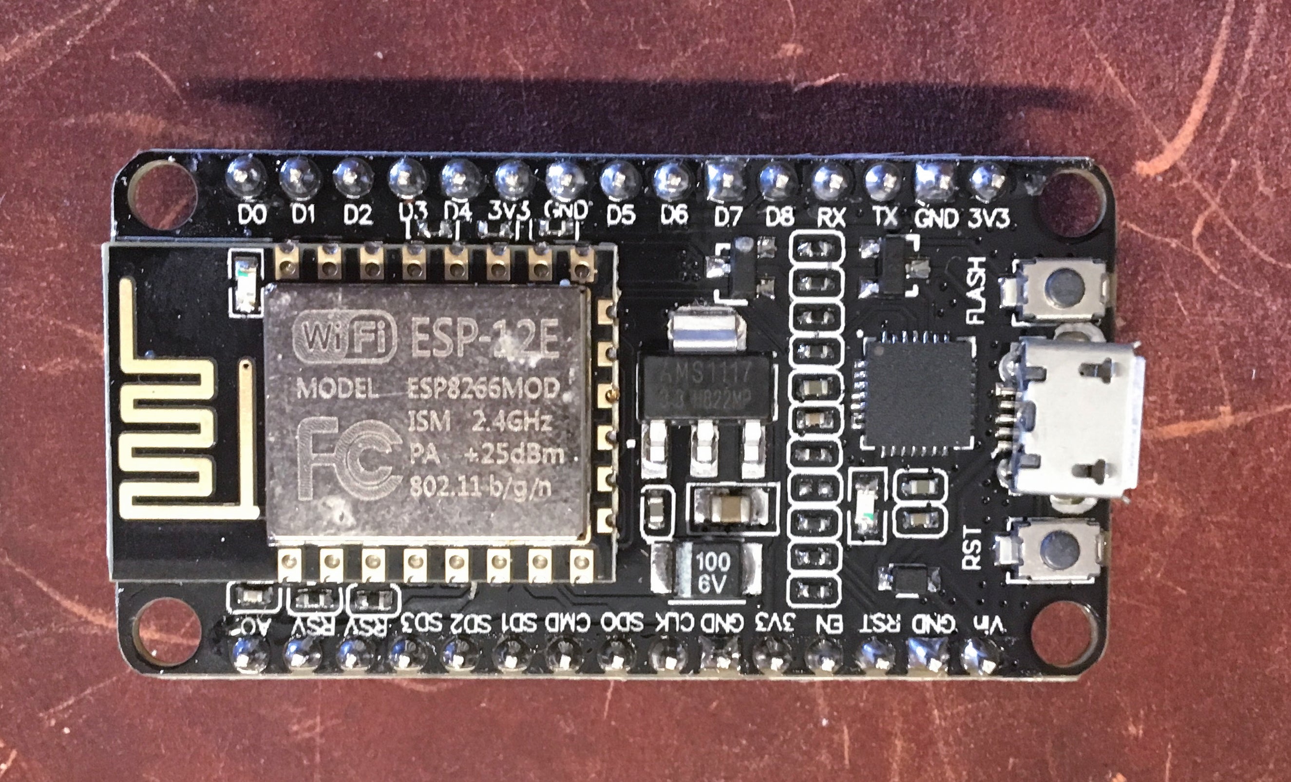 nodeMCU ESP8266 CP2102 V3 Lua, Arduino IDE Development Board - IoT - Breadboard Friendly - Server On The Move