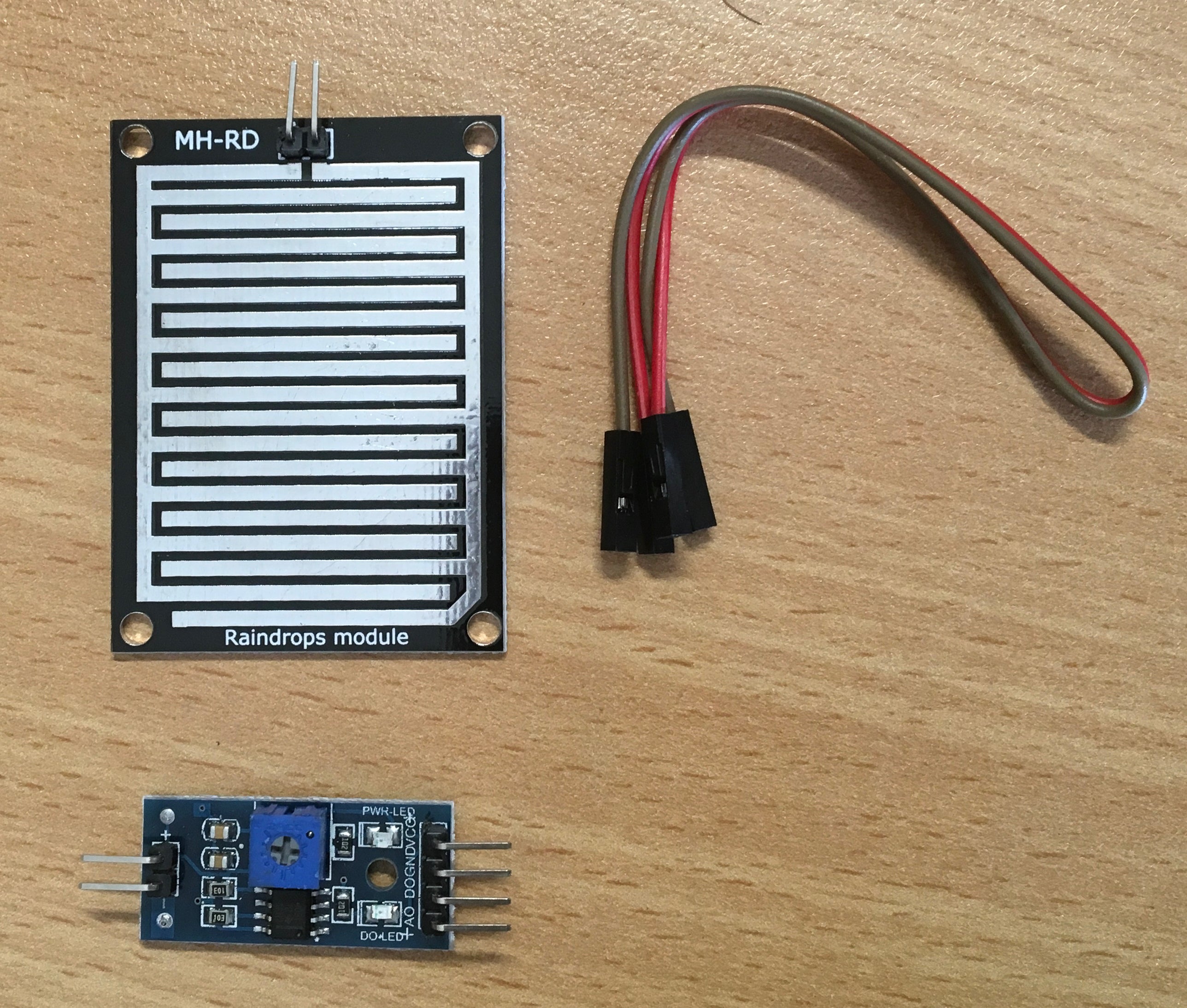 Rain / Snow Double-sided Sensor Module for Arduino, Raspberry, NodeMCU and more - Server On The Move