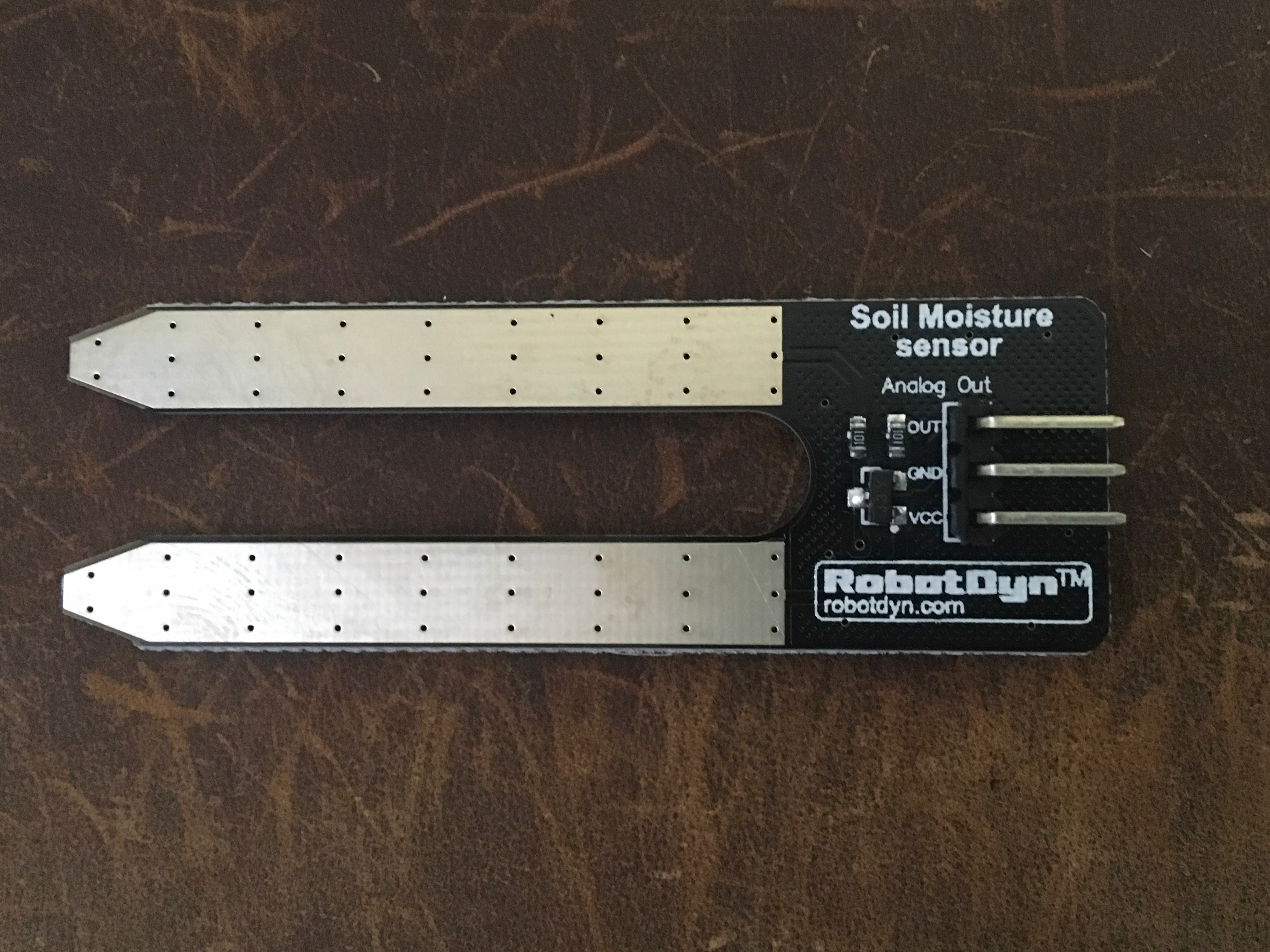 Soil Moisture Sensor (Analogue) with Immersion Gold - Single Module - Server On The Move