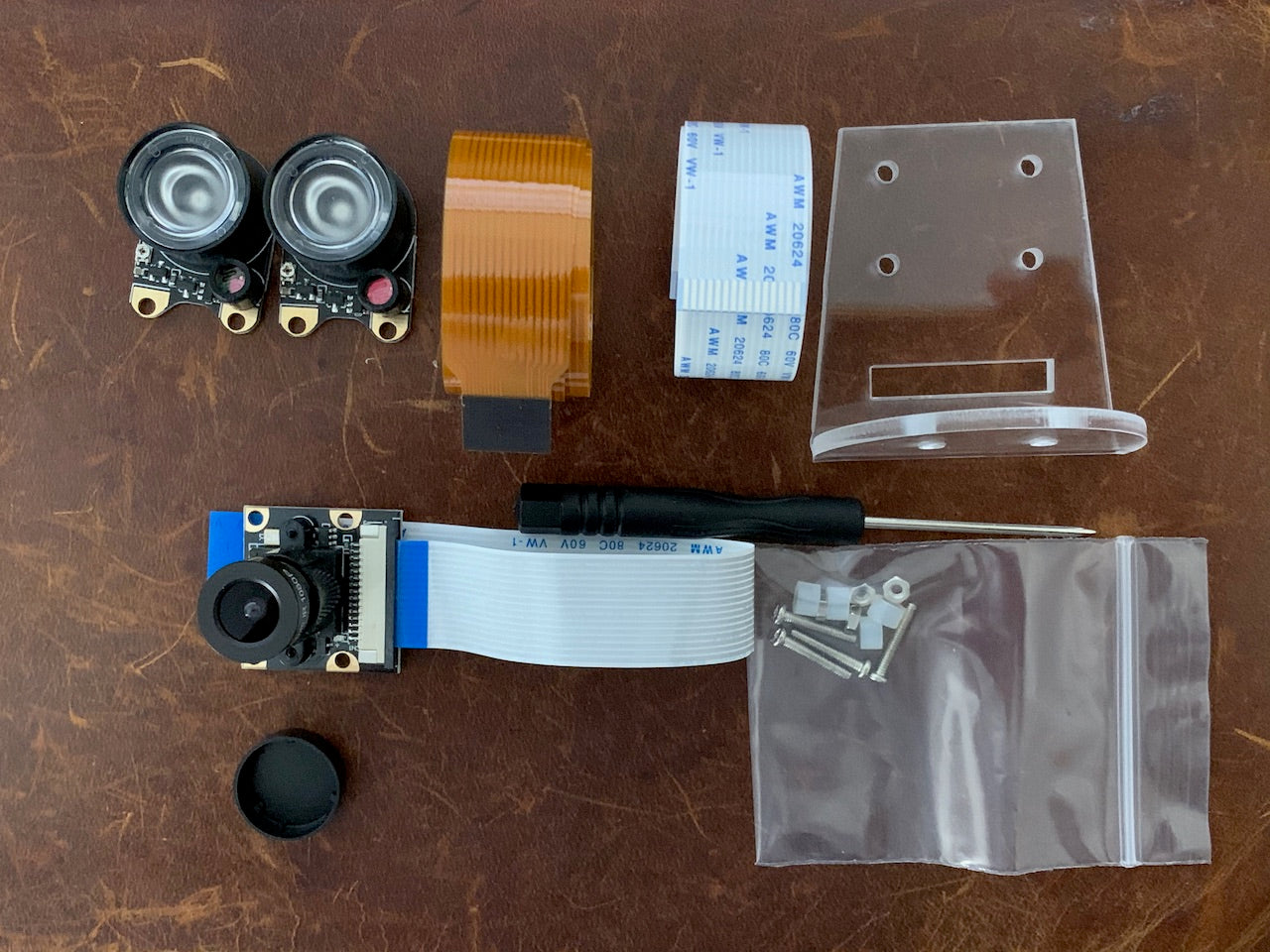 Infrared Night Vision Noir Camera 7-in-1 Kit for Raspberry Pi 3 Zero W