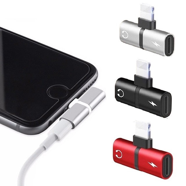 Charge/Headset Splitter for iPhone 7, 8, X, XS, XR (Plus) - Server On The Move