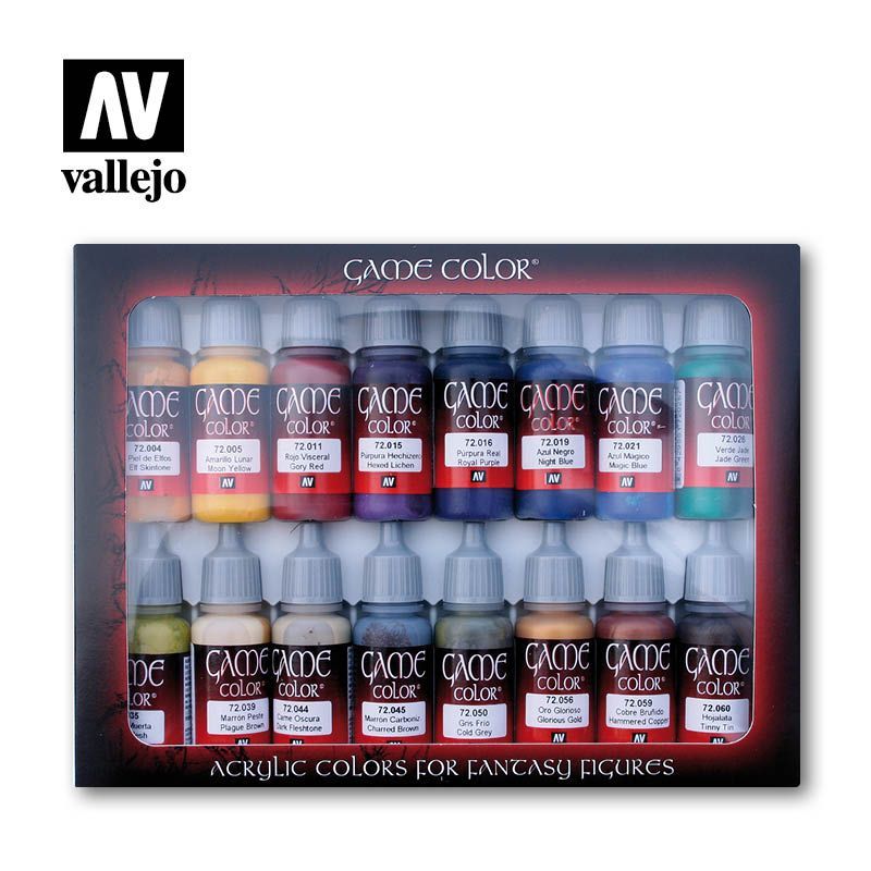 Vallejo Game Colour - Advanced 16 Colour Set