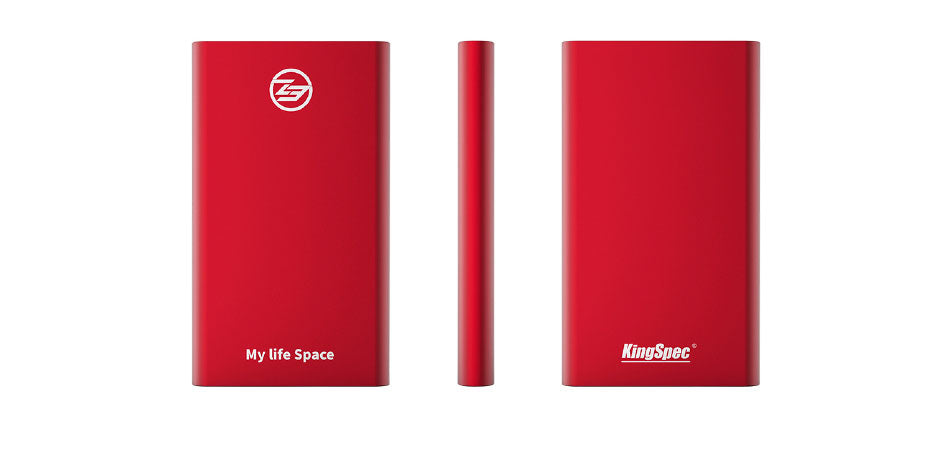 KingSpec Pocket Sized External Portable SSD 128GB for Raspberry Pi