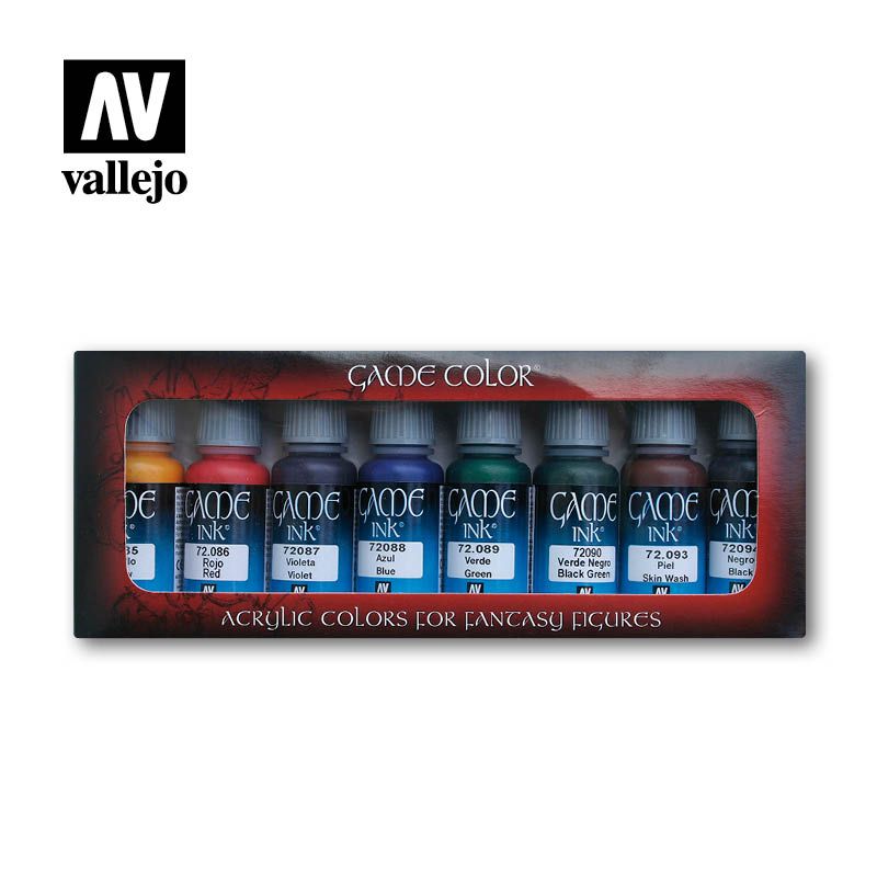 Vallejo Game Colour - Game Ink 8 Colour Set