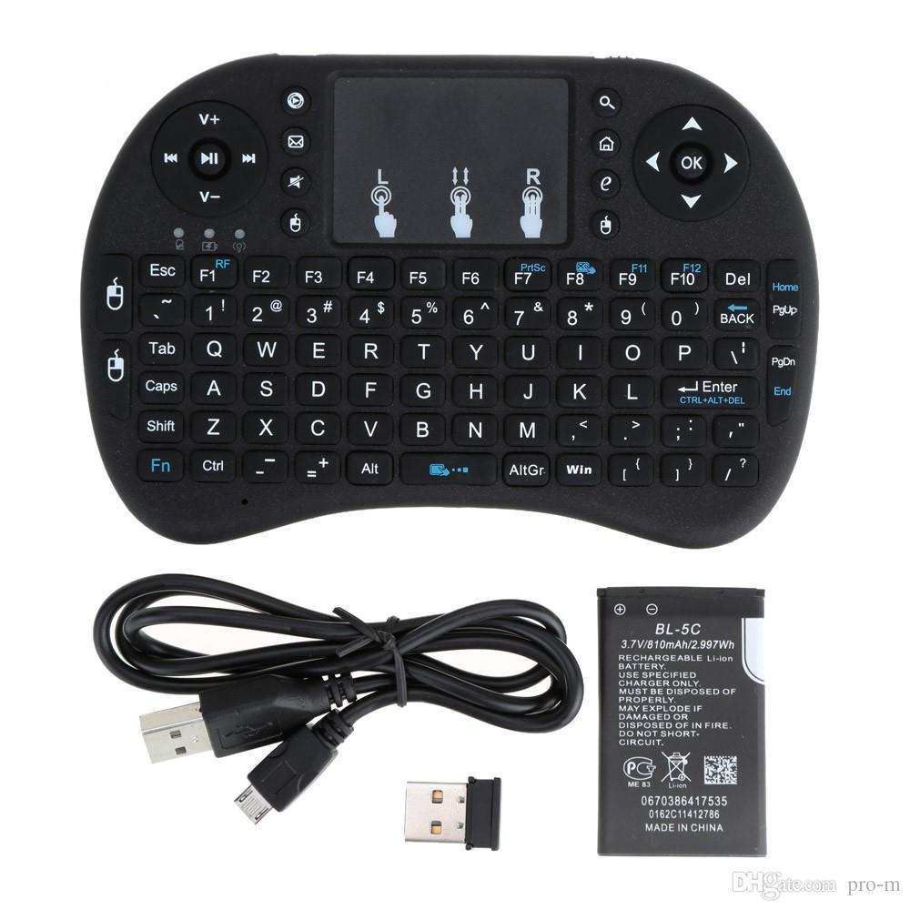 Mini 2.4Ghz wireless backlit keyboard with touchpad for Windows, Linux, Raspberry Pi, Arduino, etc. - Server On The Move