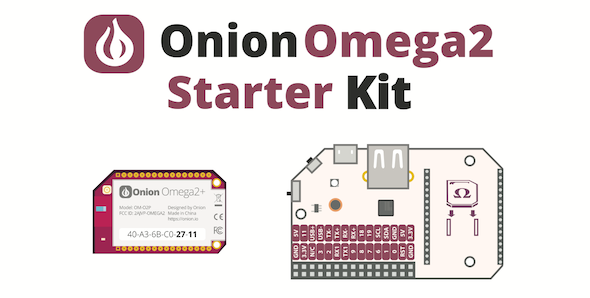 Onion Omega2+ Starter Kit - IoT - OpenWRT Linux Kit - Server On The Move
